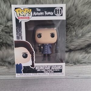 Funko Pop The Addams Family Wednesday Addams Figure - Black and Blue